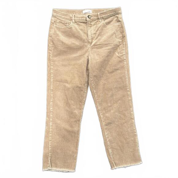 LOFT Women’s Corduroy Pants Size 10 / 30 Straight Leg Casual Brown - Picture 1 of 9